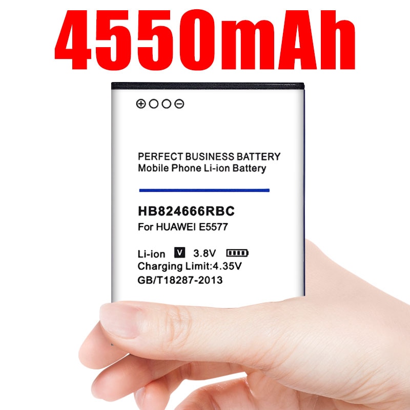 HB824666RBC Vervangende Telefoon Batterij Voor Huawei E5577 Batterij 4550 Mah Capaciteit