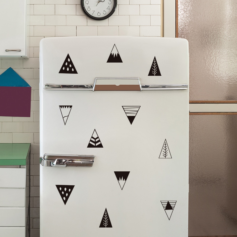 Geometry Hills Vinyl Decals DIY Woodland Mountain Wall Stickers For Kids Rooms Nursery Decor Mural Arts Poster Home Decoration