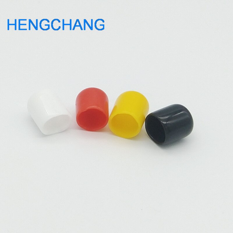 8mm inner diameter protective cover Rubber Covers Dust Cap for metal tubes Hose End Cap Screw Thread Protector Cover 100pcs