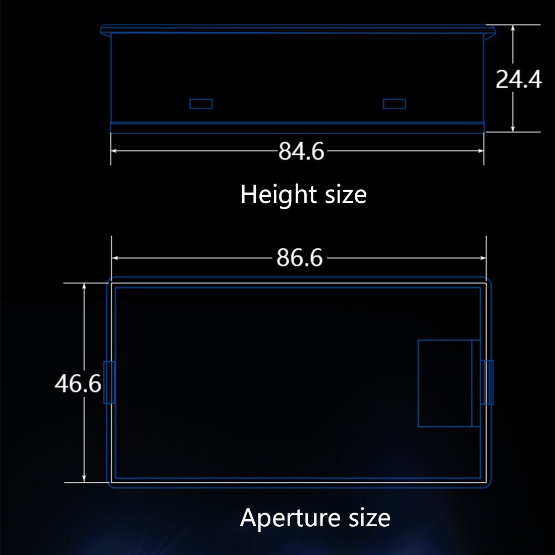 DC digital DC 6.5-100V 0-20A LCD Display Digital Current Voltage Power Energy Meter Multimeter Ammeter Voltmete