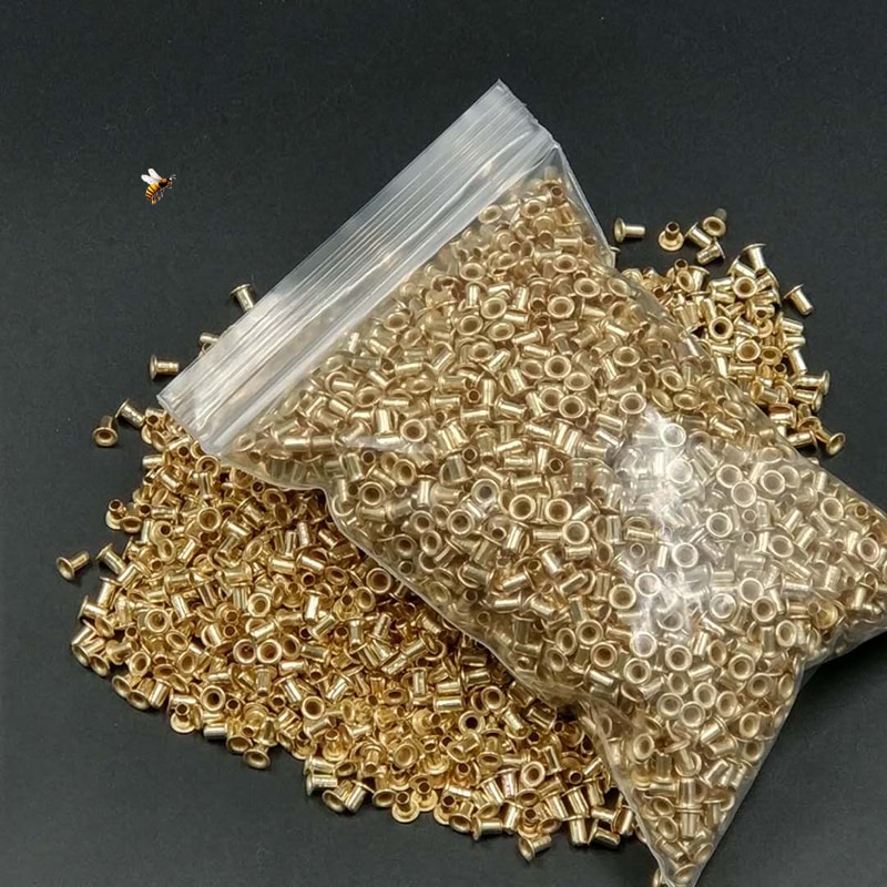 Apis mellifera-nid de ruche d'abeille italienne | 500 pièces, nid de ruche d'abeille, trou de filetage, base de nid d'abeille en cuivre, fournitures d'outils d'apiculture