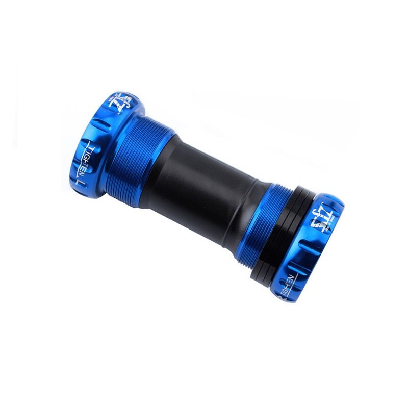 Threaded Bottom Bracket 68mm / 73mm BB Crank Set Axle Mountain Bike Bicycle Chassis Bearing Parts: Blue