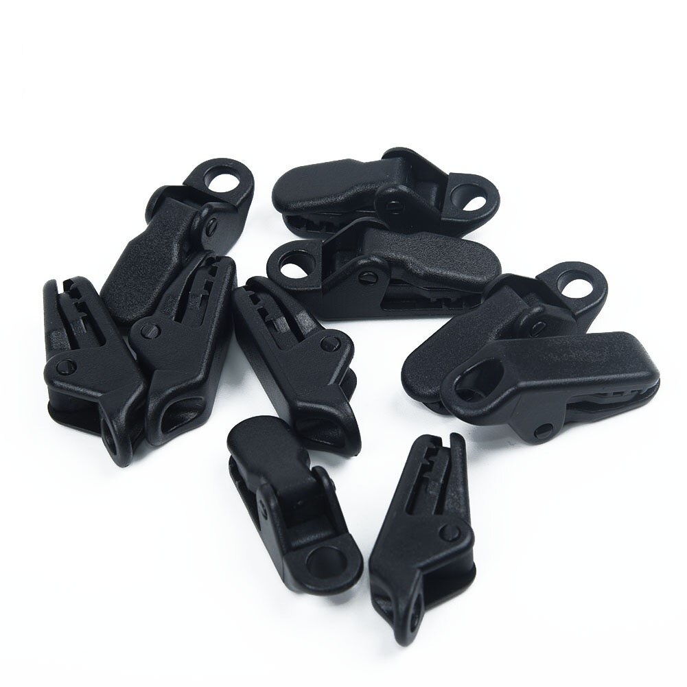 20/50pcs Awning Clamp Clips Outdoor Canopy Camping Tent Holder Shades Accessories Tighten Tool Garden Gazebos Tarp Fixed Clip