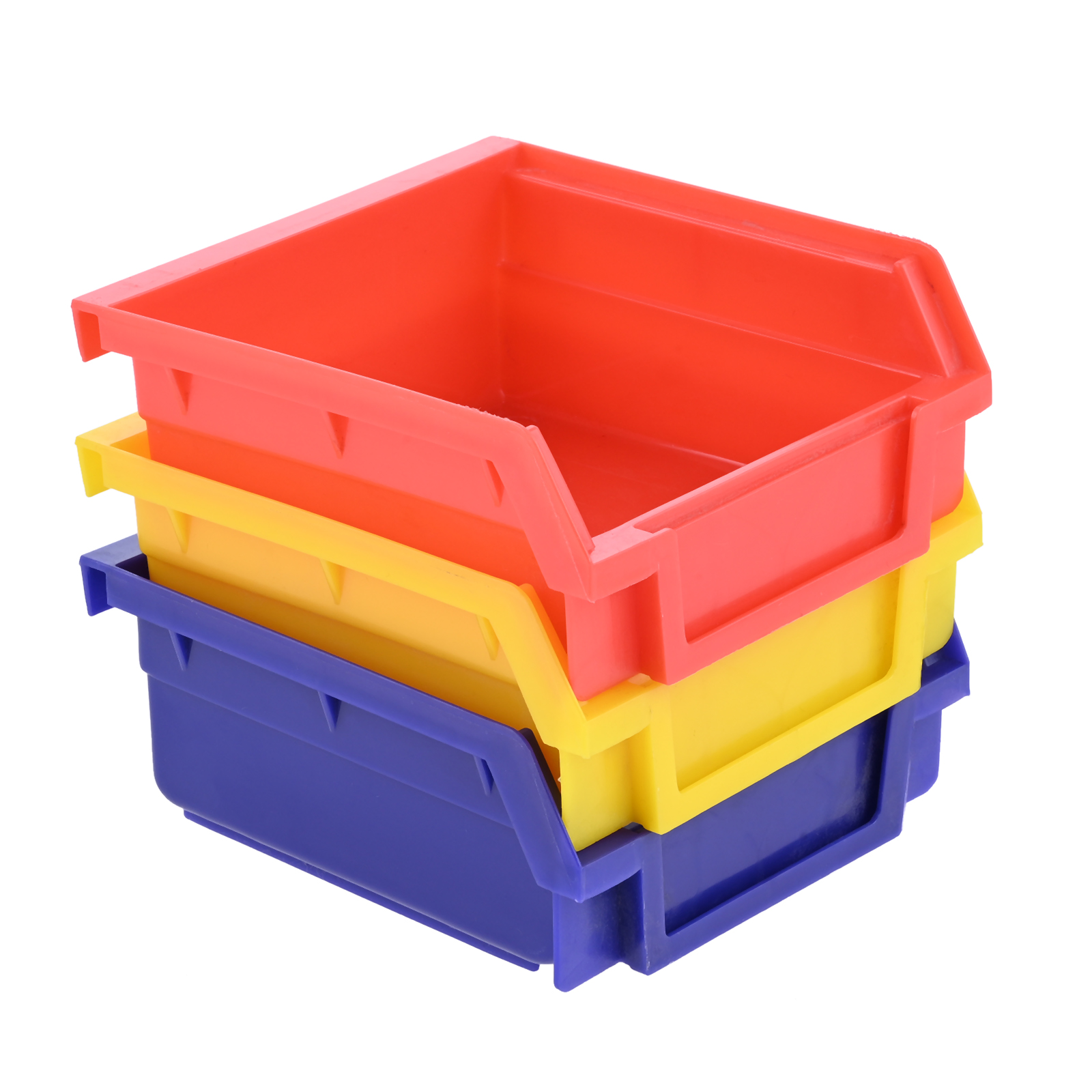 ABS Stackable Storage Bins Organizer Tool Box Containers Stacking Garage Pegboard Bin Hanging Basket Component Storage Box 1pc
