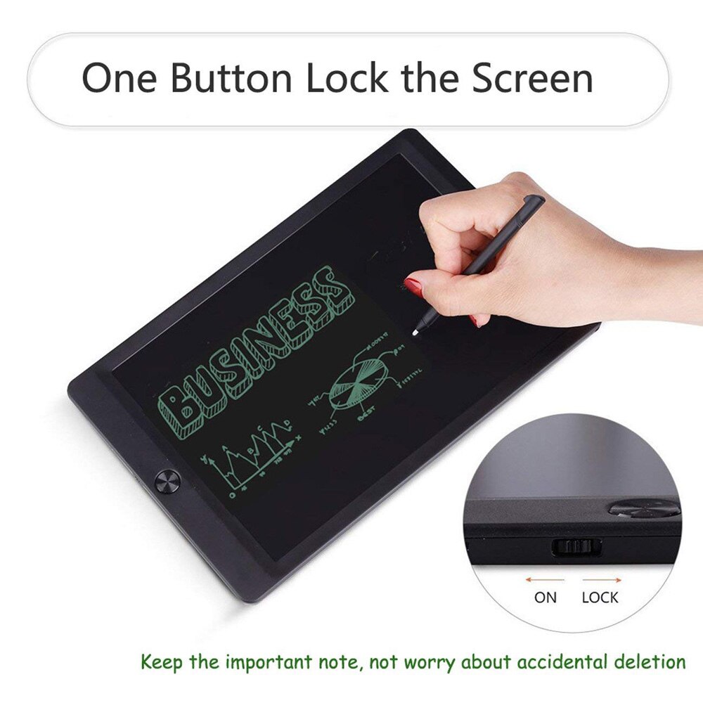 LCD escritura Tablet 8,5 10 pulgadas Digital dibujo de la tableta electrónica de escritura a mano mensaje gráficos de los niños tablero de escritura