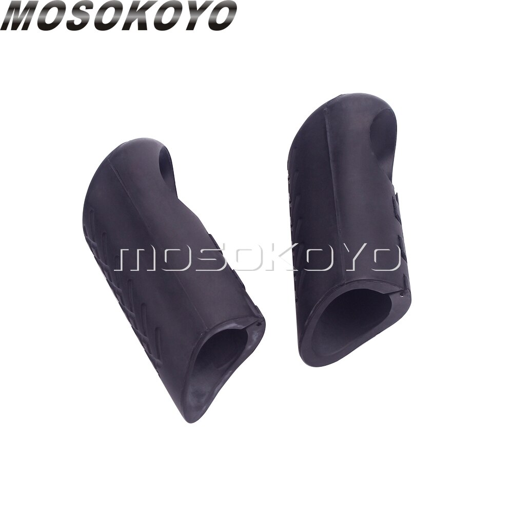 universell 1-1/4 "motorbeskyttelse veibeskyttelsesben ben knebeskytter gummideksel til harley på turné softail fett bob gate bob