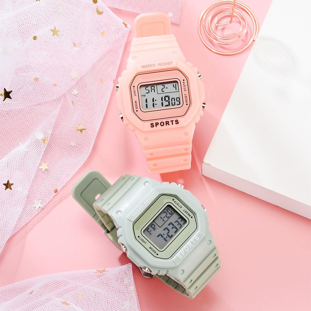 Dameshorloge sporthorloges led digitale horloges multifunctionele elektronische polshorloges dames goedkope prijs