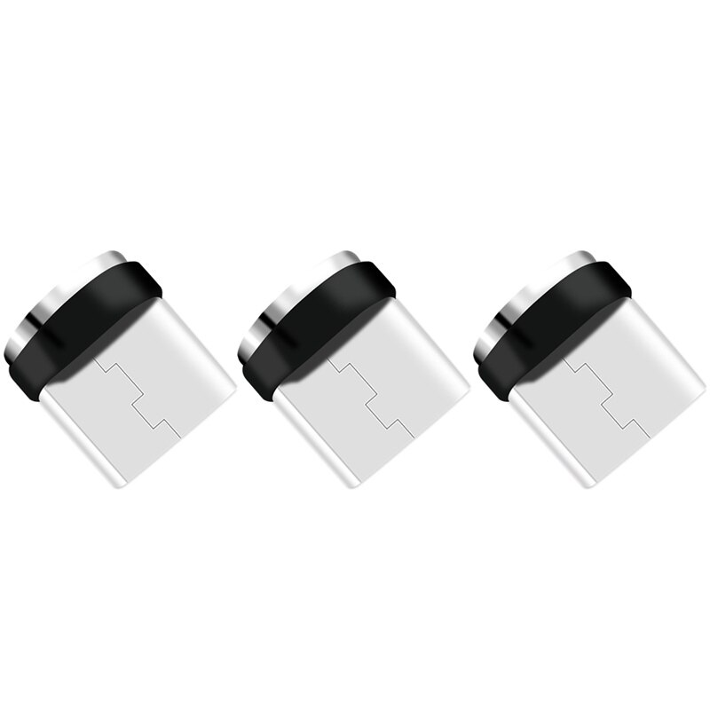 DODOUP Round Magnetic Cable plug Type C Micro USB Plugs Fast Charging Adapter Phone Microusb Type-C Magnet Charger Plug