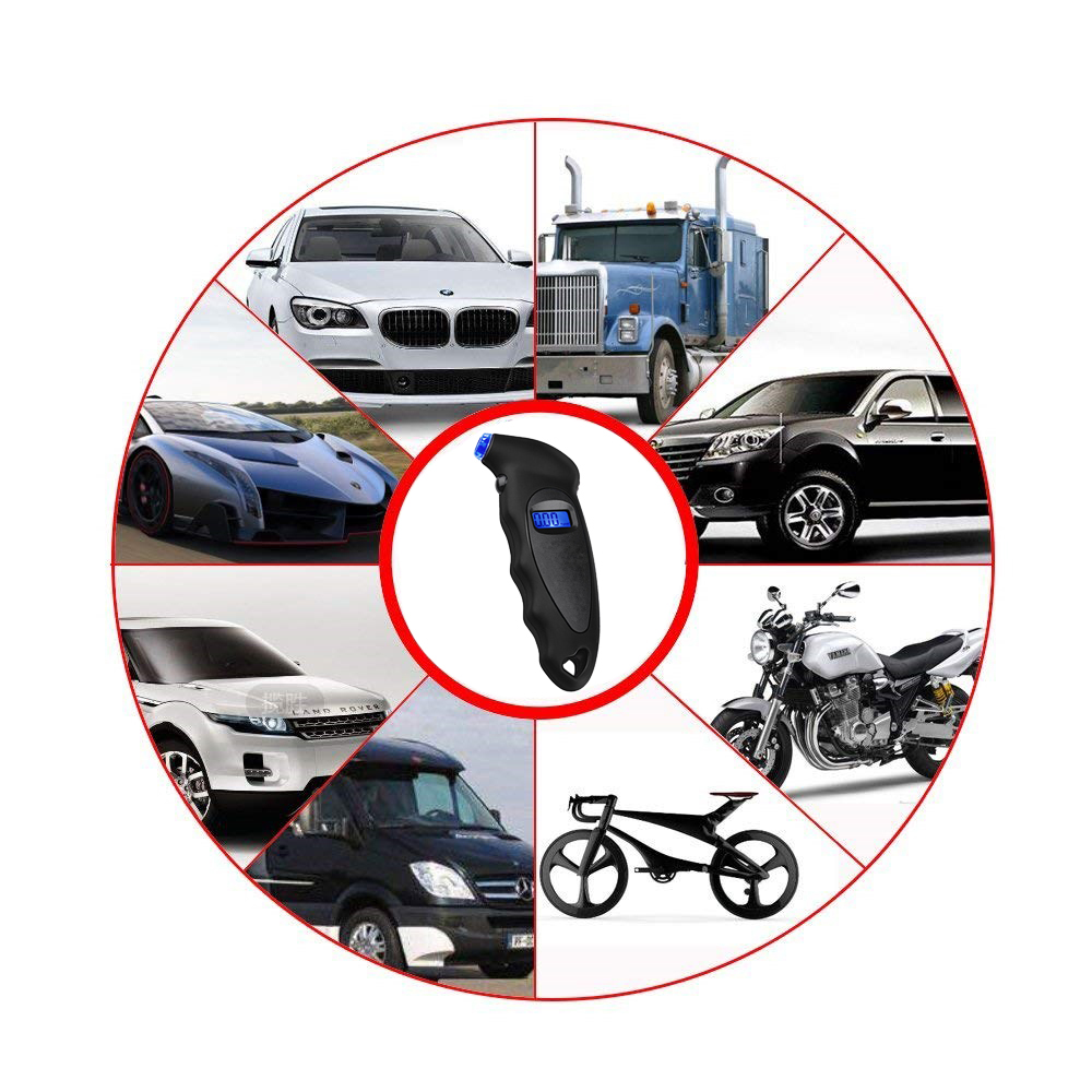handheld bandenspanningsmeter achtergrondverlichting Hoge precisie digitale monitoring autoband luchtmeter LCD-scherm manometer barometers