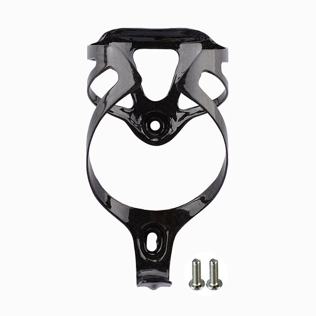 Portabidones Ciclismo Carbon Faser Rennrad Fahrrad Radfahren Wasser Flasche Halter Käfig flasche rack fahrrad: 1PCS luster NO LOGO