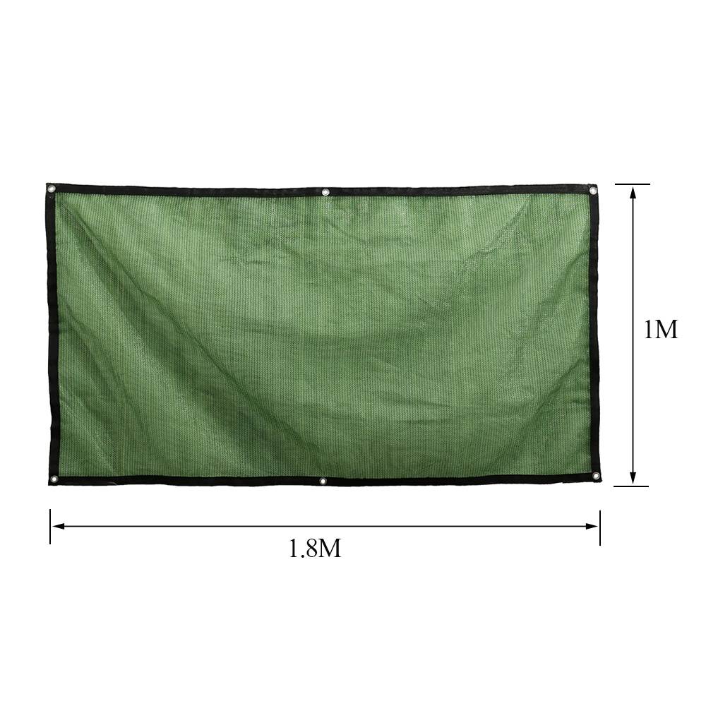 Portable Sun Awning Mesh Sunproof Sun Shade Sail Anti-UV Awning Mesh Net Canopy Home Garden Outdoor Aquare Waterproof Shelter