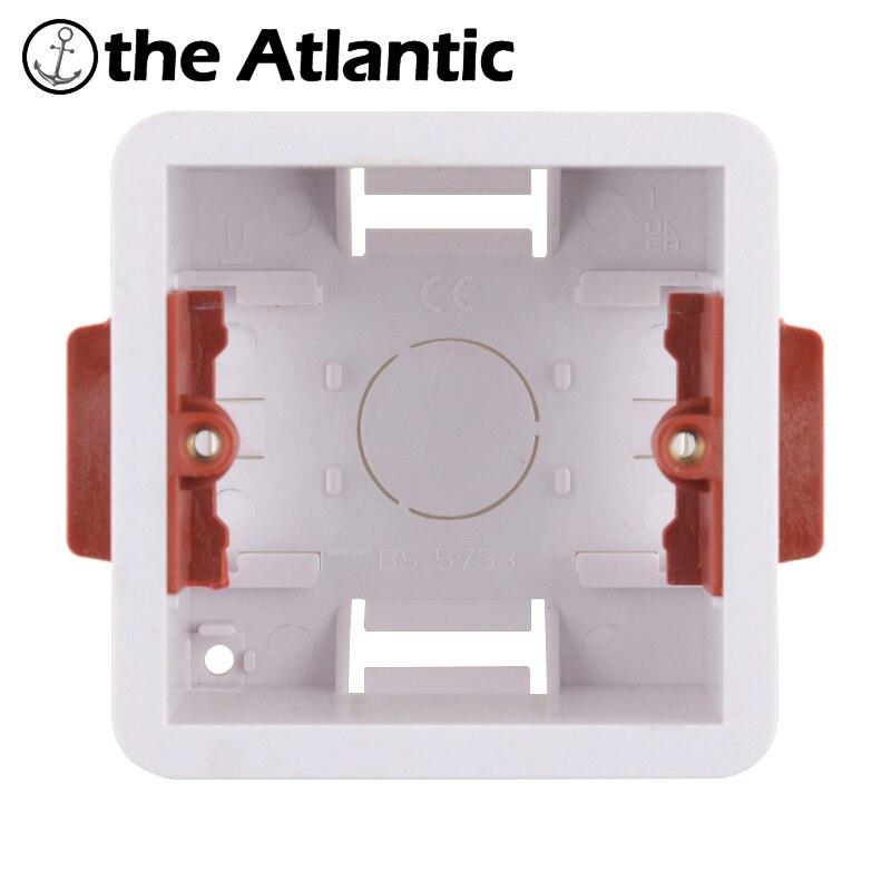 Electrical Box Dry Lining Box For Drywall / Gypsum Board / Plasterboad 46mm Depth Wall Socket Box Wall Switch Box Cassette