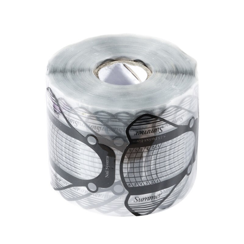 Nail Art Extension Form PVC 100/500pcs Nail Art Guide Stencil Manicure French DIY Tools Nail Art Accessories: 300