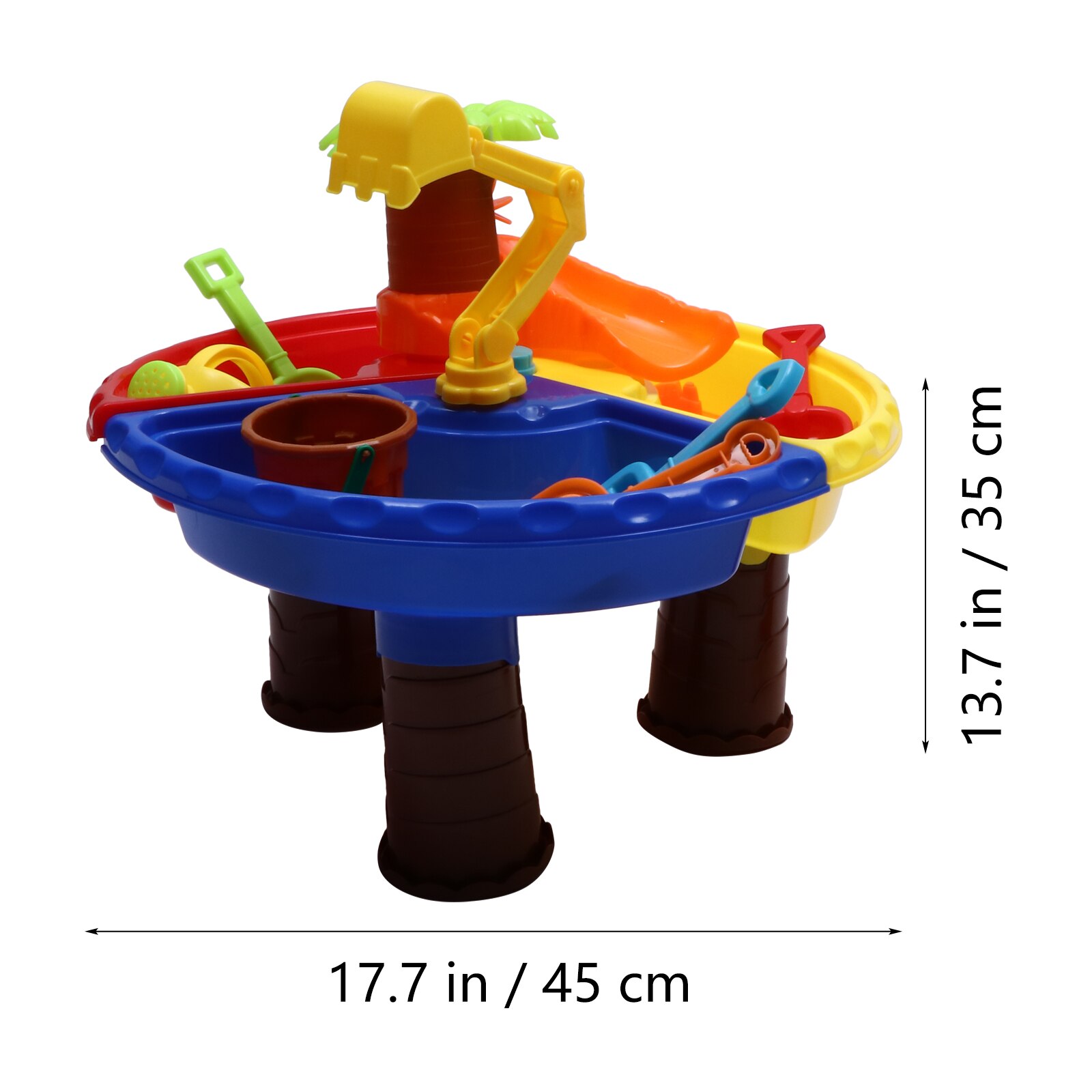 1 Set Assembling Beach Table Sand Playing Toys Set Kids Educational Playthings