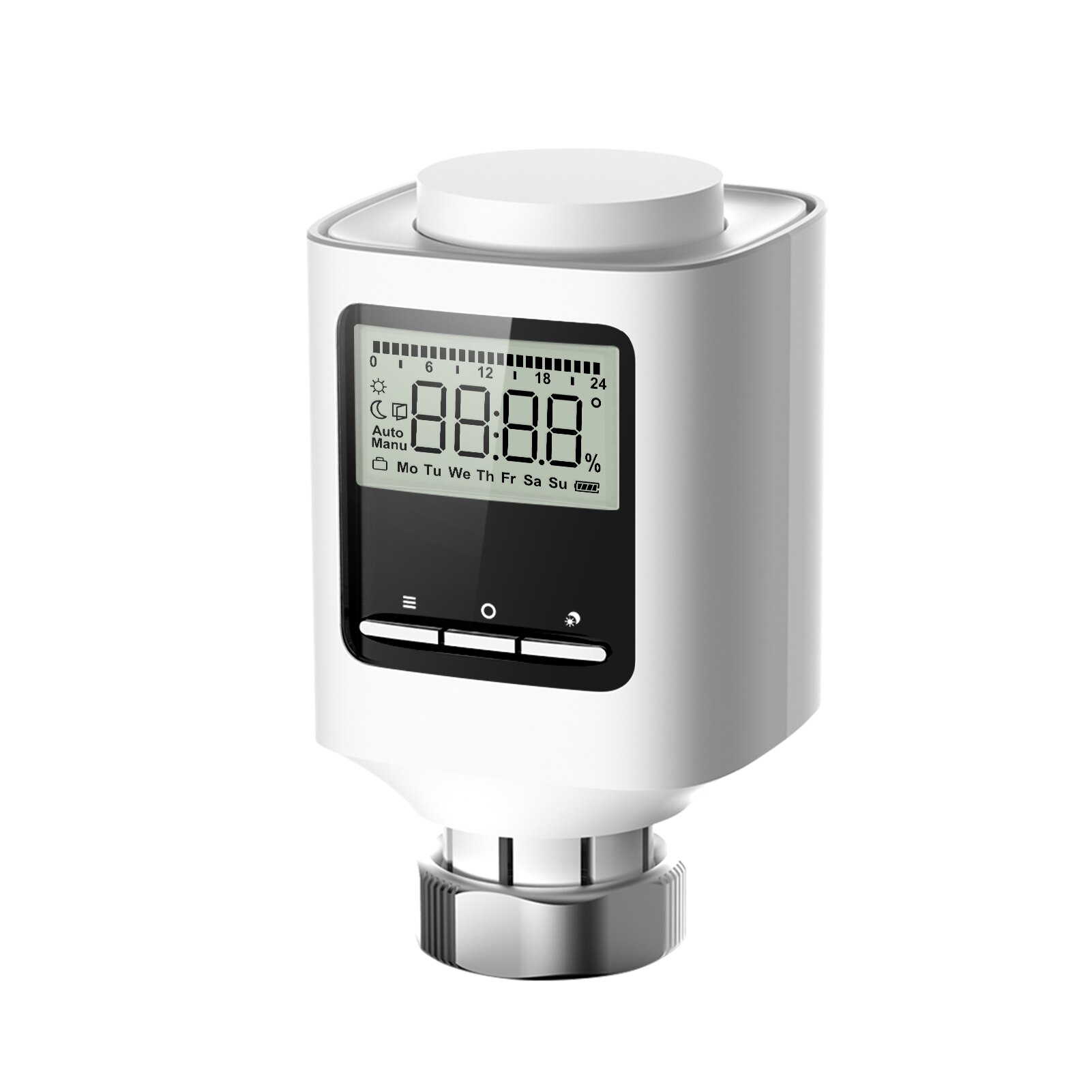 Tuya ZigBee Smart Thermostatic Radiator Valve Home Thermostat Heater Voice Control for Alexa Google Home Smart Life Thermostat: Valve