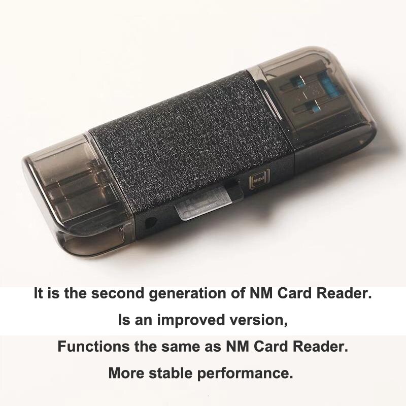 For Huawei P30 P 30 Pro P30Pro VOG-L09 NM Card Nano Memory Card 128GB 90MB/S NM-Card With USB3.1 Gen 1 Type-C TF/NM Card Reader: NM Card Reader 2
