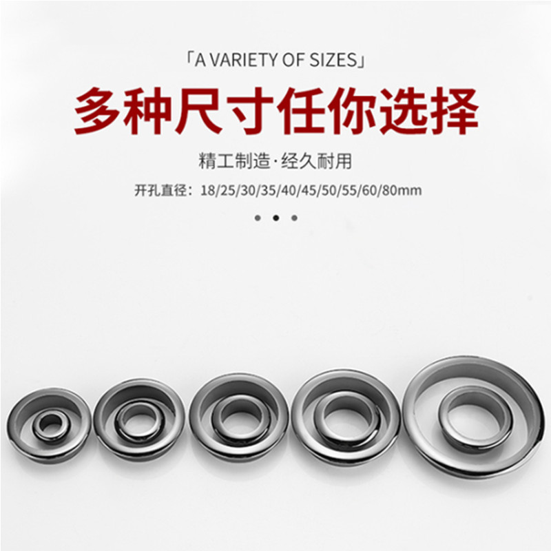 Computer Desk Cable Grommets Wire Hole Cover Cabinet Air Vent Decorative Ring Nylon Plastic Outlet Port Furniture Hardware