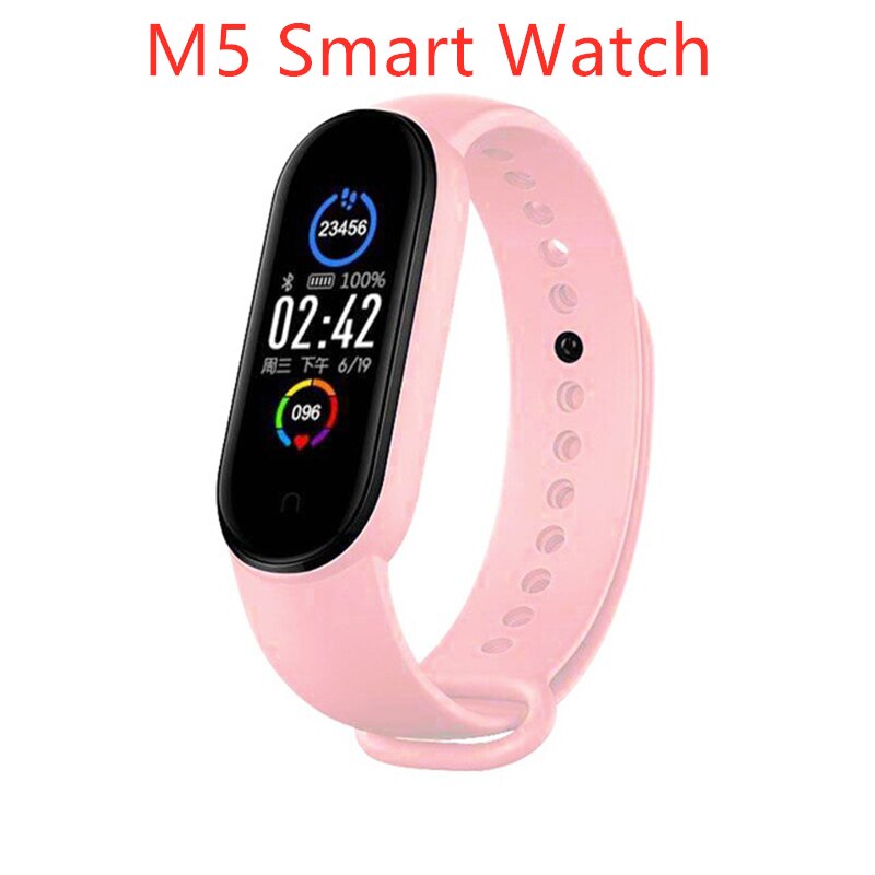 M5 Smart Uhr Männer Frauen Herz Rate Smartband Fitness Tracker Gesundheit M4 Smartwatch Band 5 Sport Uhr Armband
