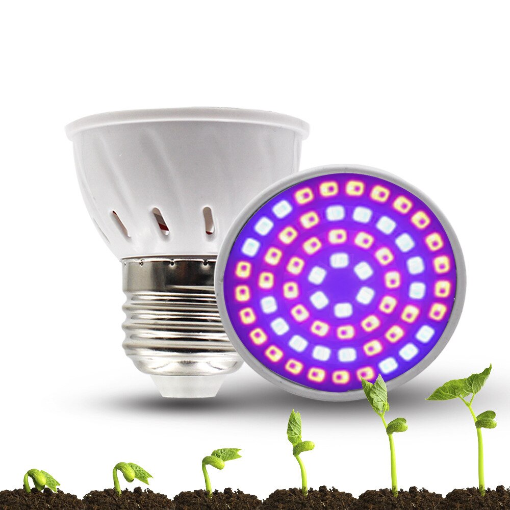 Lámpara LED de espectro completo cfl para cultivo, sistema de floración hidropónica IR UV para jardín, 110V, 220V, E27, E14, MR16, GU10, planta de interior