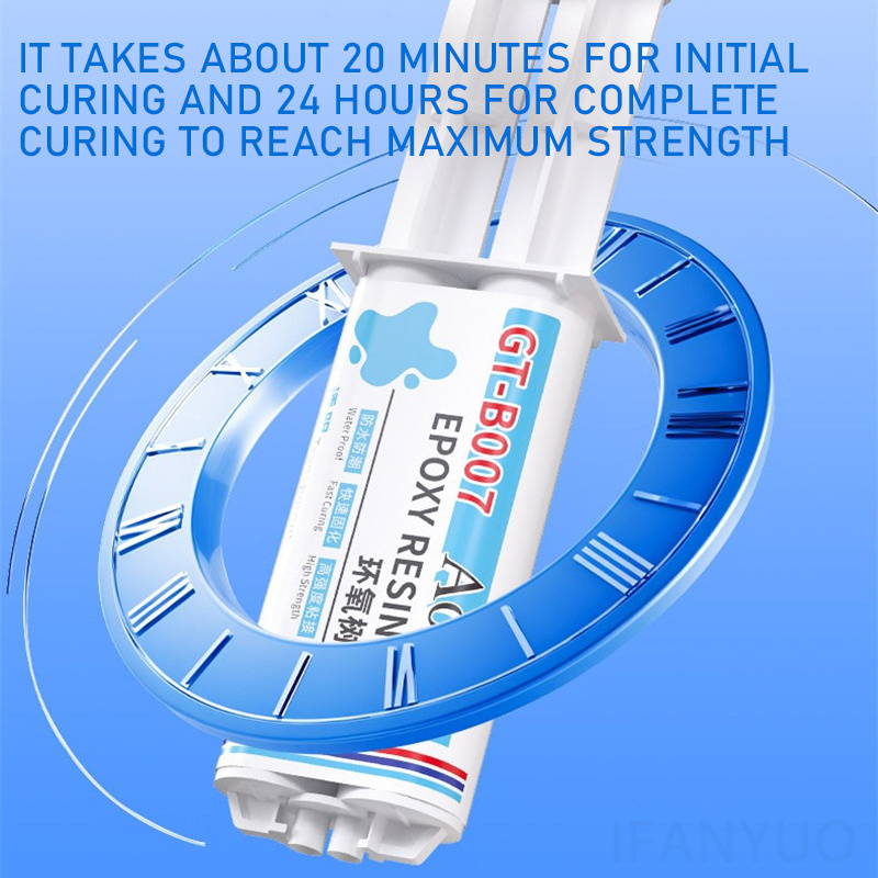 50ml Klej AB z żywicy epoksydowej Wodoodporny, przezroczysty, natychmiastowy, szybkoschnący klej Mocny płynny klej robić drewna, tworzyw sztucznych i metalu