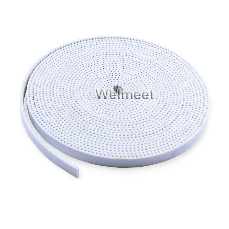 10mm/15mm/20mm Width Open End Timing Belt Trapezoidal Tooth 5.08mm Pitch XL Type PU Synchronous Pulley Belt
