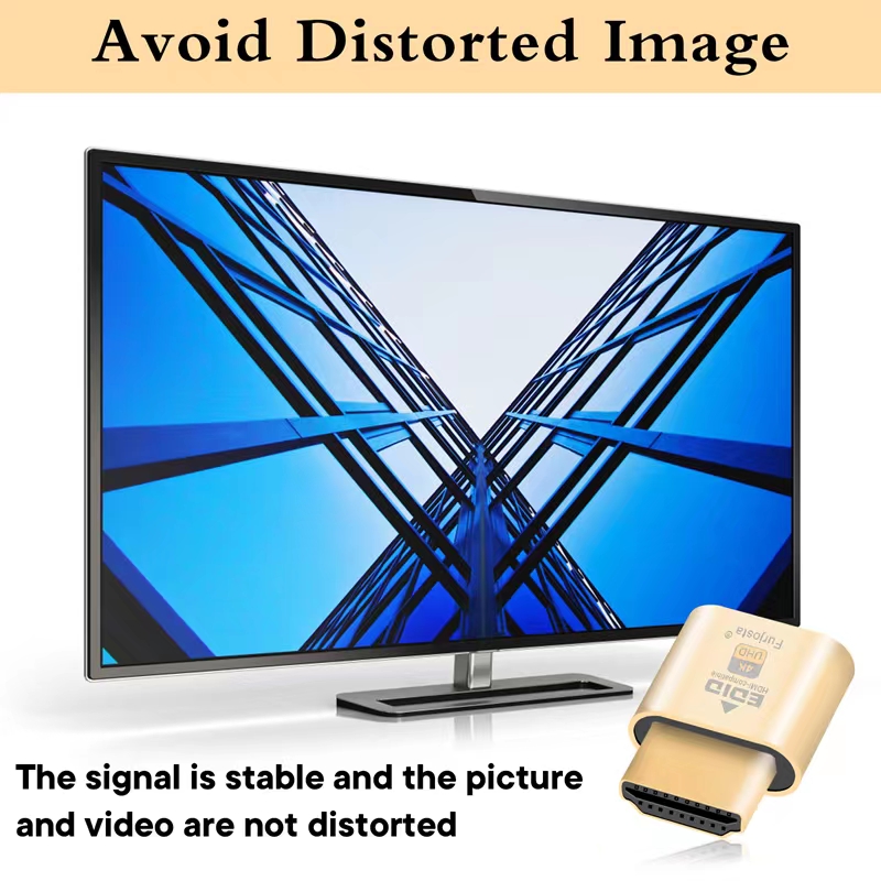 HDMI Dummy Plug | Headless Ghost Display Emulator with DDC/EDID|1080p@60Hz/2K 144Hz/4K@60Hz|Windows/Mac/Linux PC Desktop Support