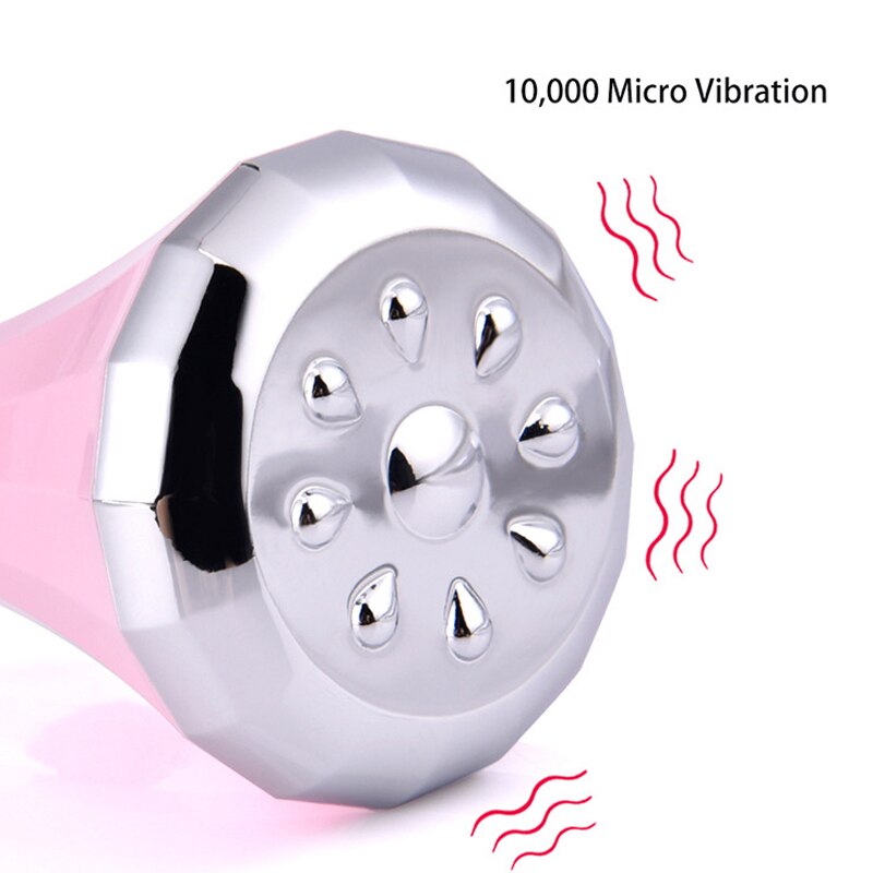 Mini Microcurrent Wrinkle Removal Face Lift Machine EMS Facial Cavitation Massage Anti Cellulite Facial Vibration Massage Device
