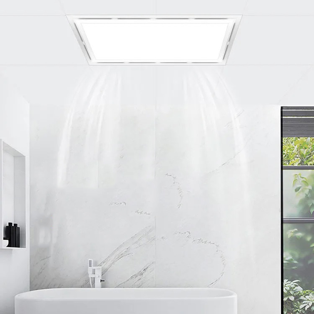 Innovador sistema de ventilación para baño, extractor silencioso con LED integrados para mejorar el ambiente y la eficiencia del flujo de aire