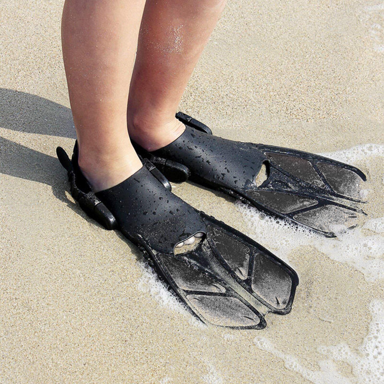 Flippers Swimming Fins Adult Short Scuba Snorkeling Shoes Swim Fins Foot Flipper Diving Flippers Diving Fins With Heel