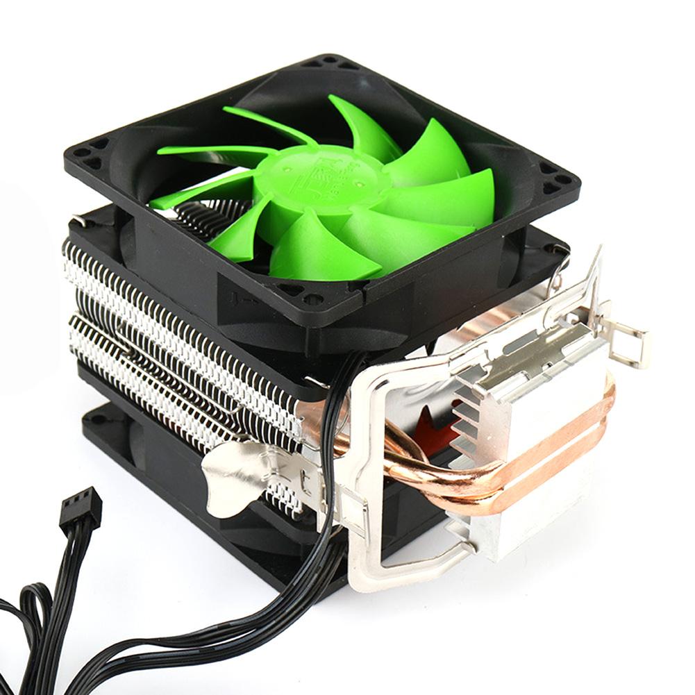 Dual Copper Pipes Dual Fans Hydraulic CPU Cooler Heatpipe Fans Heatsink for For intel Socket LGA2011 LGA1366 AMD AM3+ AMD