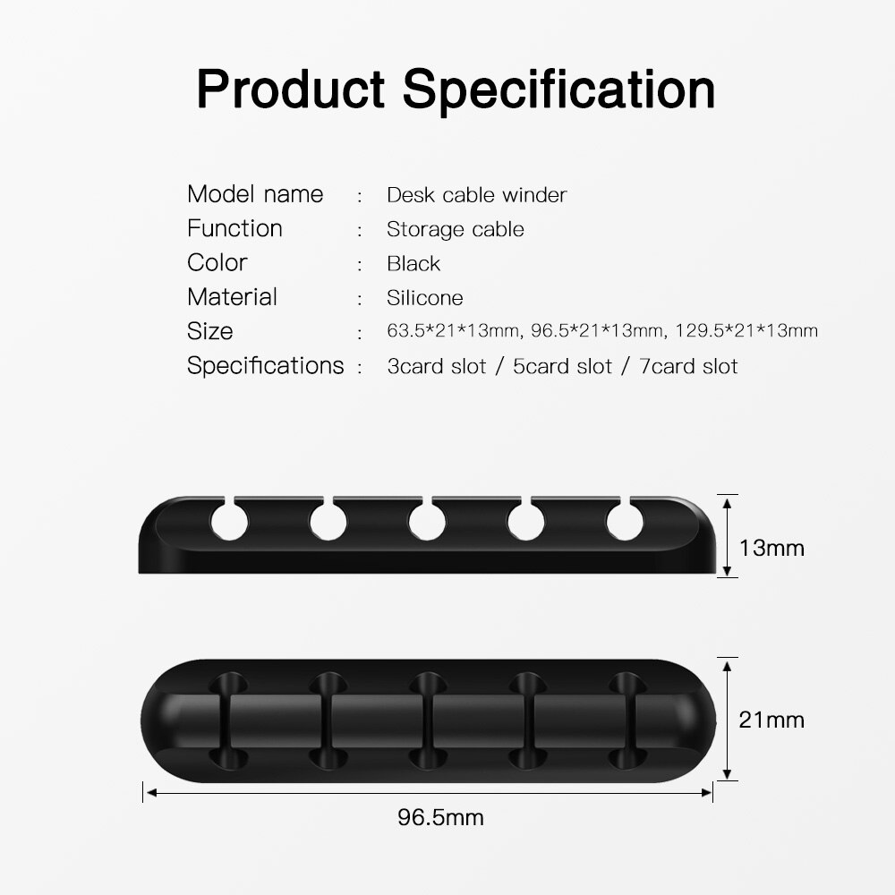 Usb kabel opruller efterbehandler kabel arrangør datakabel fastgørelsesklemmer skrivebord kabel håndtering ladekabel holder til musetastatur