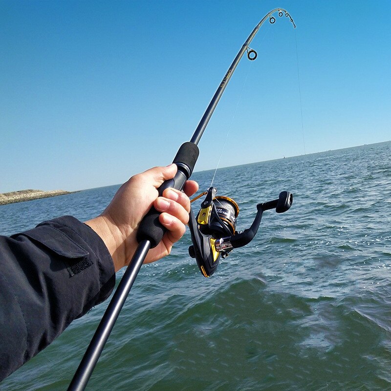 Casting Spinning Fishing Rod 1.6M 1.8M Carbon Rod Pole Lure Weight 6-12g Fiber Baitcasting Fishing Rod