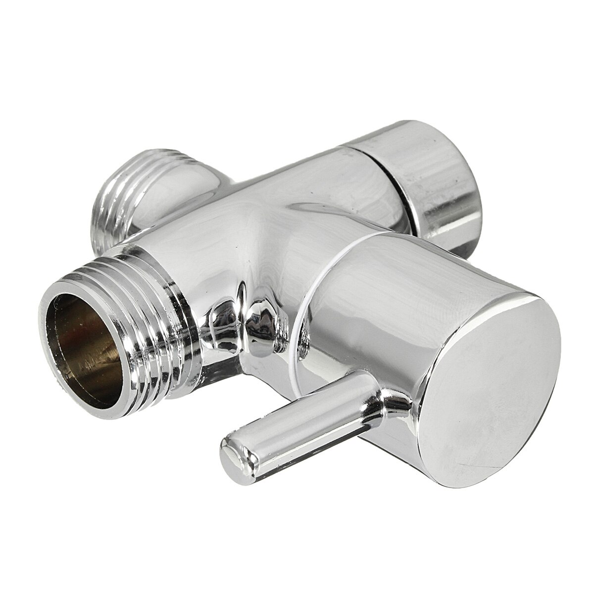 Brass Diverter Valve 3 way Water Separator Shower Tee Adapter Adjustable Shower Head Diverter Valve Bathroom Accessories