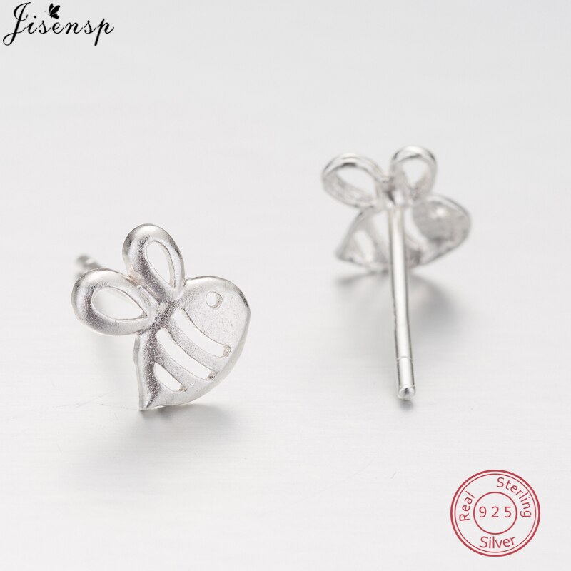 Pendientes de plata de ley 100% para mujer y niña, joyería minimalista, avión geométrico, mariposa, pendiente estrella, bisutería de , 925