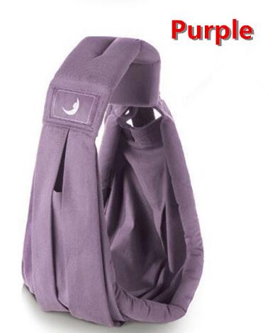 Newborns Organize Cotton Adjustable Breathable Kangaroos Carriers Baby Sling Wrape Baby: Purple