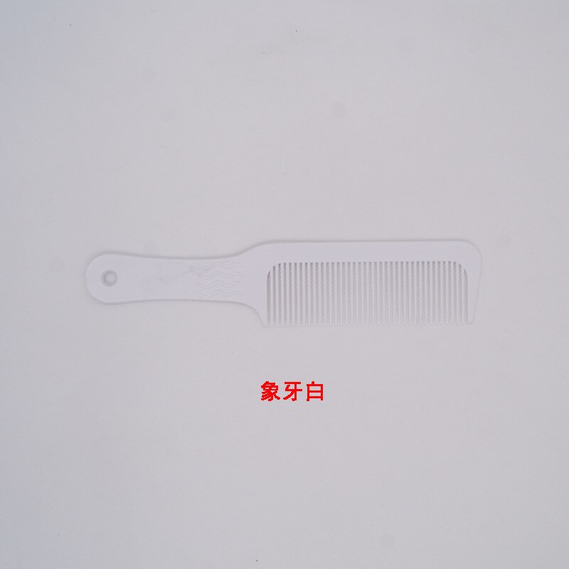 Peine Antiestático de carbono para peluquería 3D, Mango antideslizante, para peluquero:  White