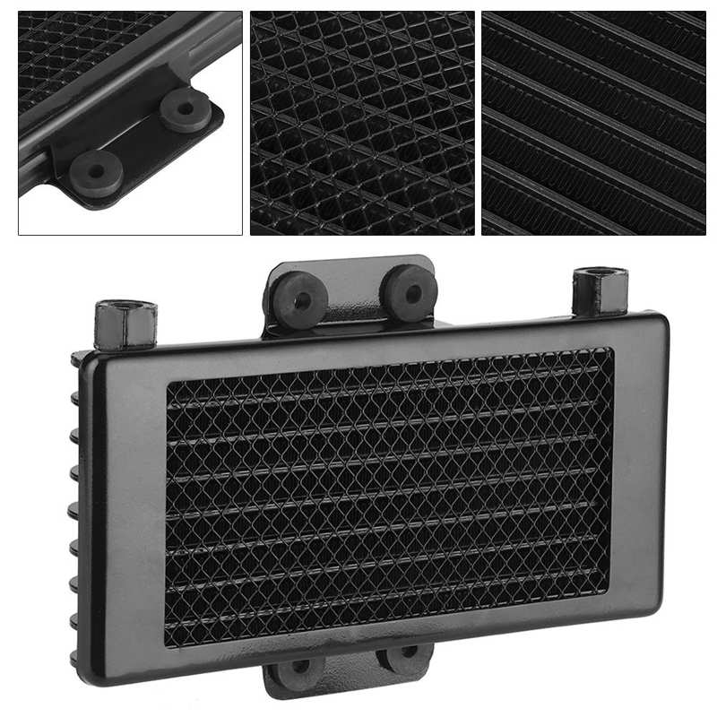 auto blanket auto heater car accesories Black Large Engine Oil Cooler Cooling Universal for 100‑ 250CC