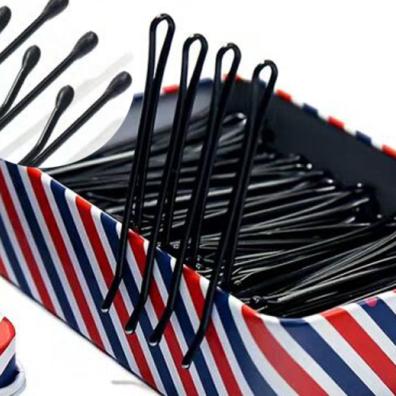 50/300 Stück schwarze Haarspangen U-förmige Bobby Stift unsichtbare gewellte Haarnadel Frisur Styling Metall Haargriff Haarspange Haarschmuck