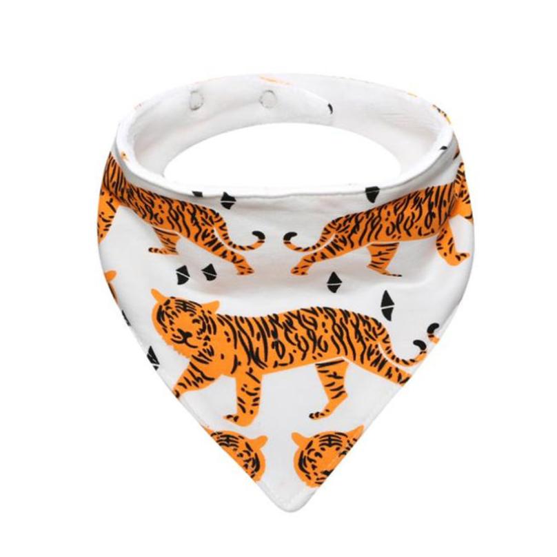 Comfy Kids 6 Kleuren Slabbers Kinderen Katoen Bandana Slabbetjes Voeden Speeksel Handdoek Dribble Driehoek Waterdichte: Oranje