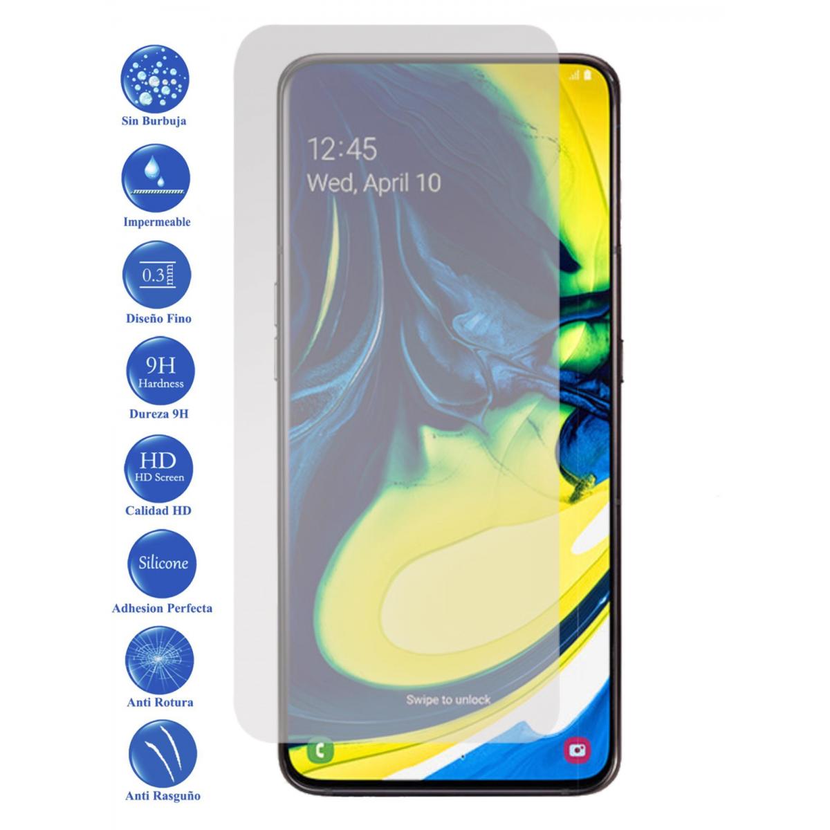 Protector Cristal Templado Samsung Galaxy A10 A20 A20E A40 A50 A60 A70 A80 A90: Galaxy A80 2019