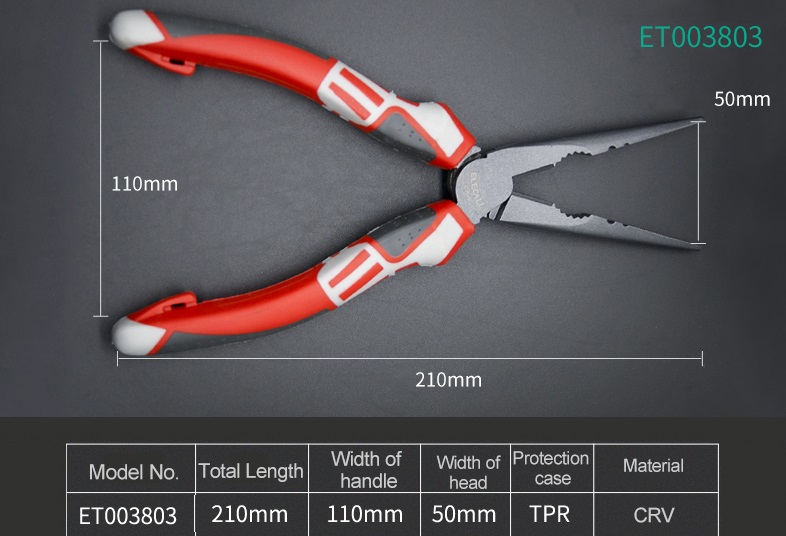 ELECALL 6" 8" Eletrition tool pliers Long nose nippers Diagonal pliers Beading Cable Wire Side Cutter Cutting Nippers hand tools: Light Blue