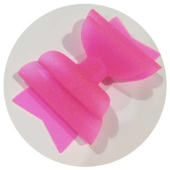 3,5 zoll Wasserdicht Prinzessin Griffe Gelee BöGen Haar BöGen Haarnadeln tanzen Party Bogen Haar Clip matt Strukturierte funkeln BöGen: Süssigkeit Rosa