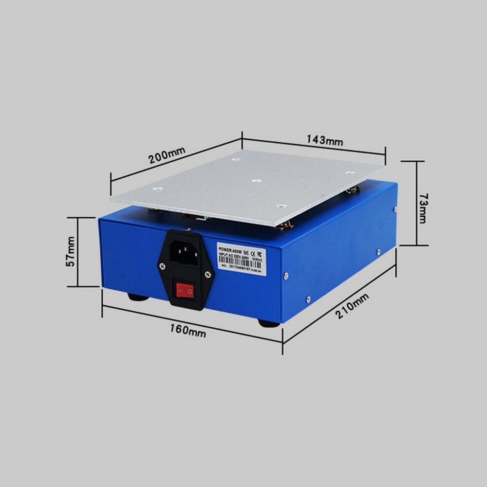 220V/110V Heating Platform LCD Separator Plate Soldering Preheat 9.6 inch Digital Pre-heater Station Solder 946 S Machine