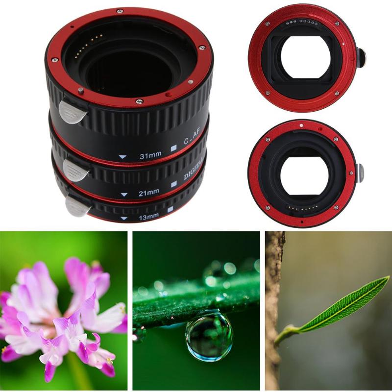 Camera Lens Adapter Auto Focus AF Macro Extension Tube/Ring Mount For CANON EF-S Lens For Canon EOS EF EF-S 60D 7D 5D II 550D