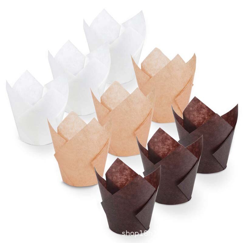 50 Stk/partij Muffin Cupcake Liner Wrapper Papier Cake Cups Mold Chocolade Cupcake Papier Cup Bakken Tools Baby Verjaardagsfeestje Supplies