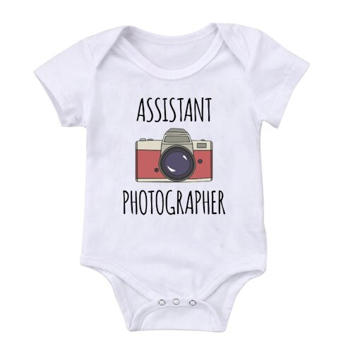 Shirerty Newborn Baby Boy Girl Romper Short Sleeve Daddy's Hunter Princess Jumpsuit Cotton Summer Clothes Outfits 0-24M