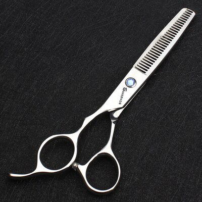 hair salon scissors left handed hairdressing scissors 6 inch cutting thinning seamless shear suit hair stylist dedicated: thinning 20-30