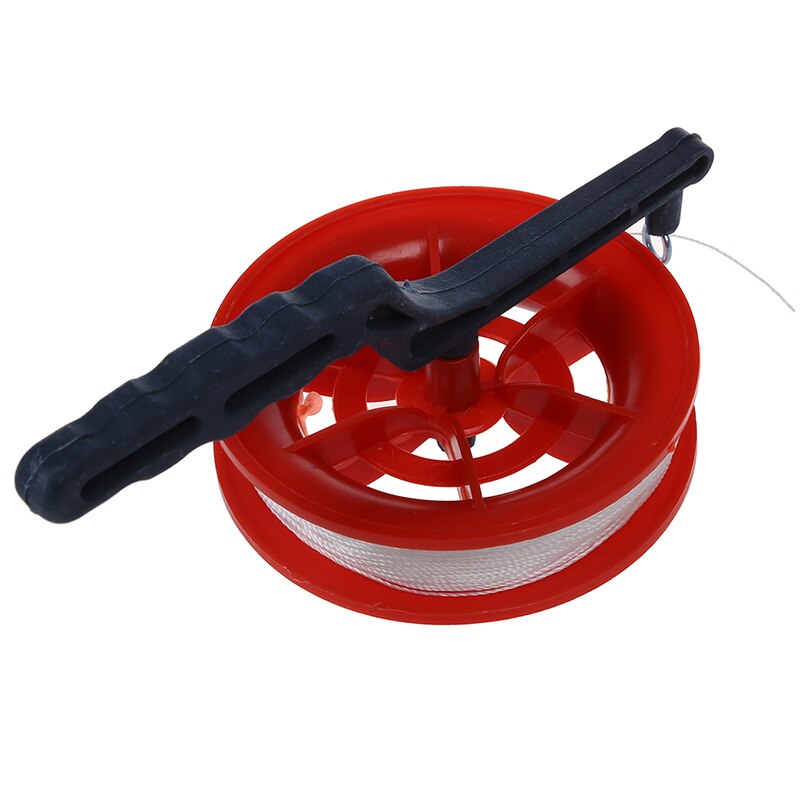 100M Twisted String Line Red Wheel Kite Reel Winder Outdoor Sports Flying Kite Reel String Kitesurf kiteboard Accessory