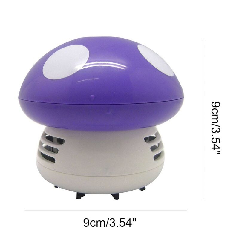 Mini Vacuum Cleaner Cute Mini Mushroom Corner Desk Table Dust Vacuum Cleaner For Car Home Computer Sweeper: Z