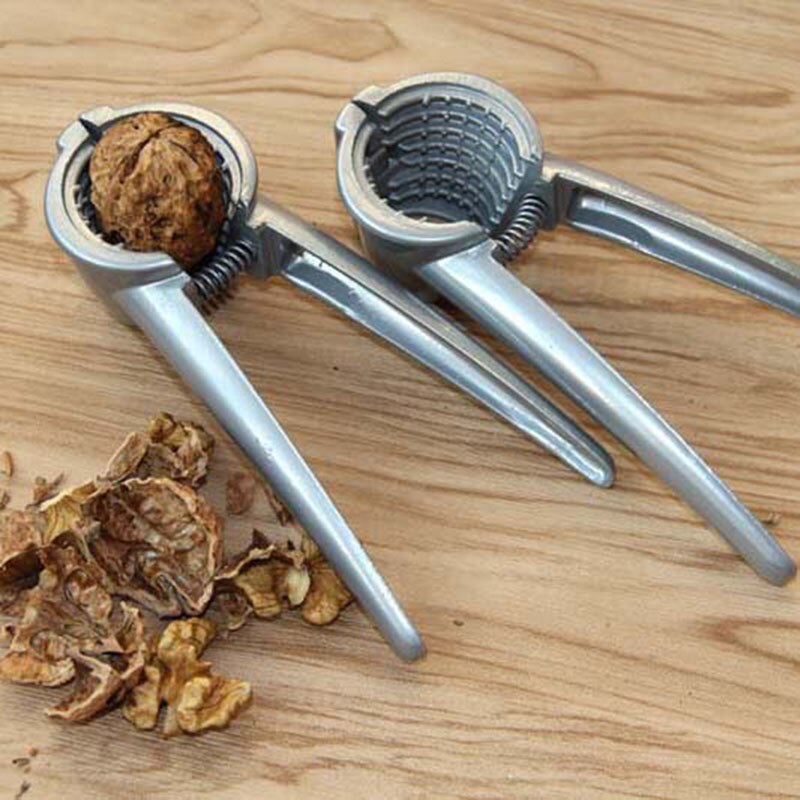Aluminum Alloy Nutcracker Quick Walnut Craker Shell Nut Opener Almond Pecan Hazelnut Hand Sheller Nut Grinder Kitchen Gadgets